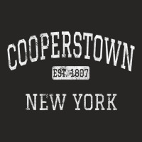 Cooperstown New York Ny Vintage T Shirt Ladies Fitted T-shirt | Artistshot