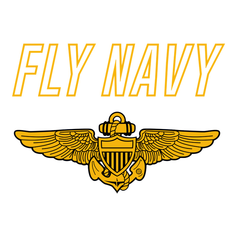 Fly Navy Sweatshirt Classic Navy Pilot Wings Sweat Unisex Hoodie | Artistshot