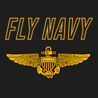 Fly Navy Sweatshirt Classic Navy Pilot Wings Sweat Classic T-shirt | Artistshot