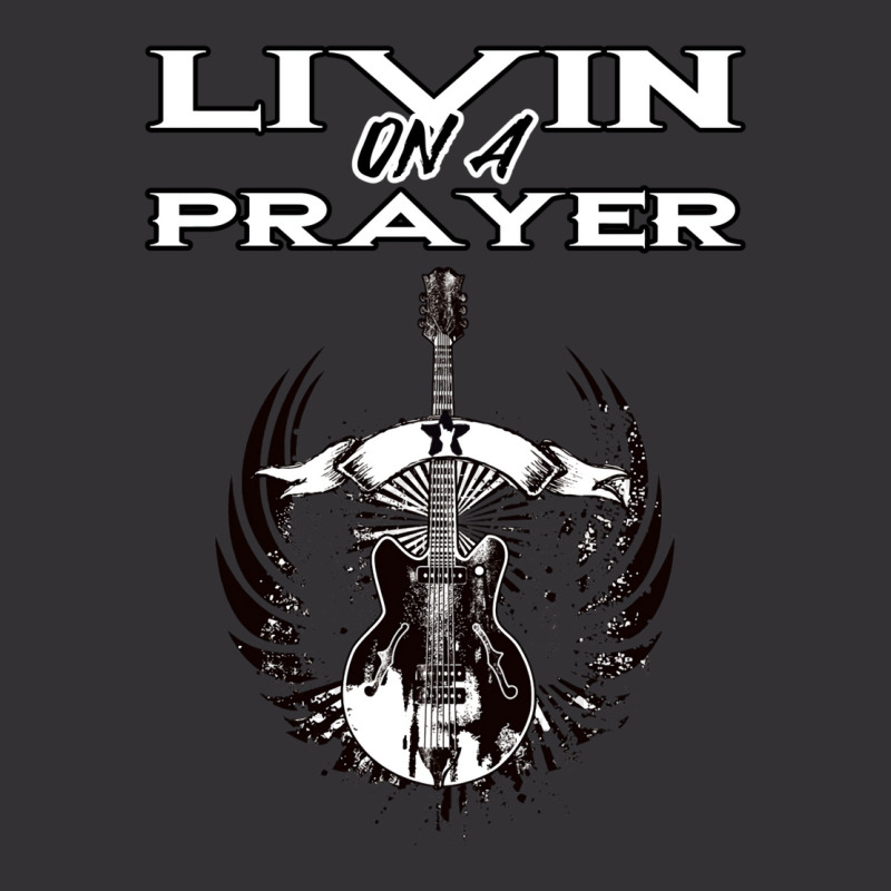 Living On A Prayer   Livin On A Prayer   Rock   Mo Vintage Hoodie by lyailankafud | Artistshot