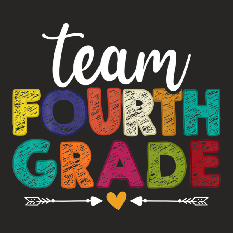 Team Fourth Grade Teacher Students Back To School Ladies Fitted T-Shirt by burisiuliq2 | Artistshot