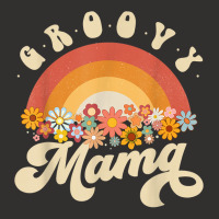 Groovy Mama Retro Rainbow Colorful Flowers Design Champion Hoodie | Artistshot