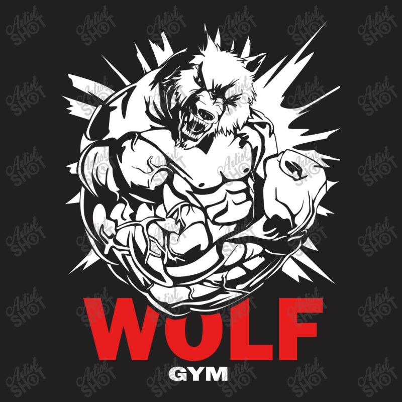 Wolf Gym Beast Power T-shirt | Artistshot