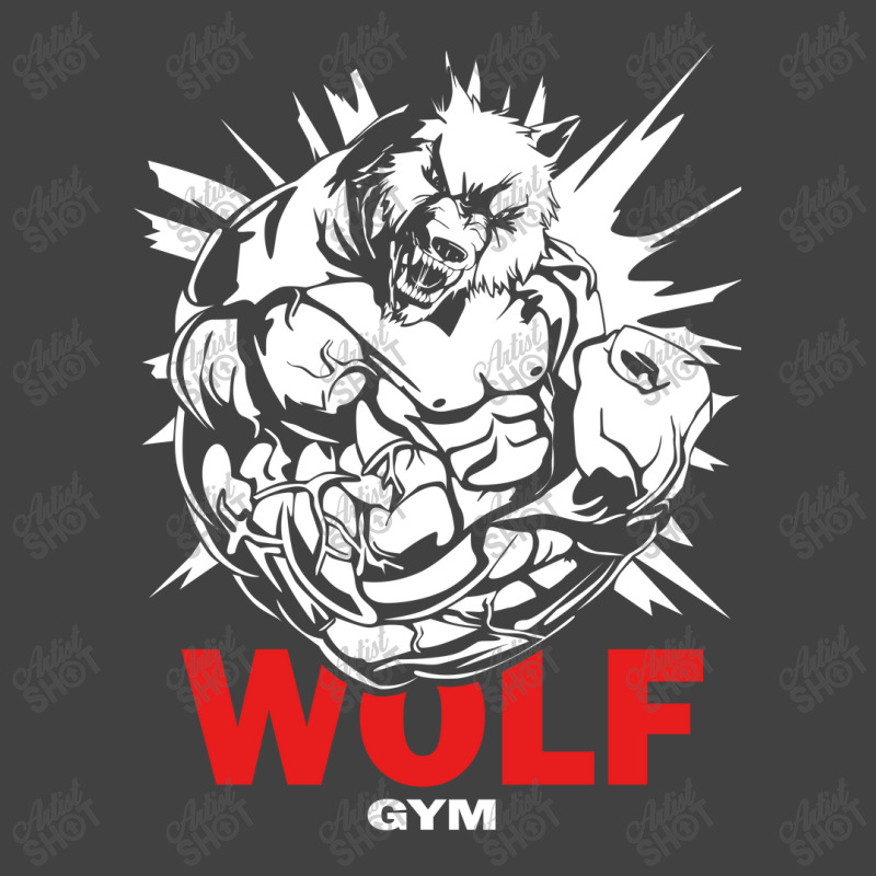 Wolf Gym Beast Power Vintage T-shirt | Artistshot