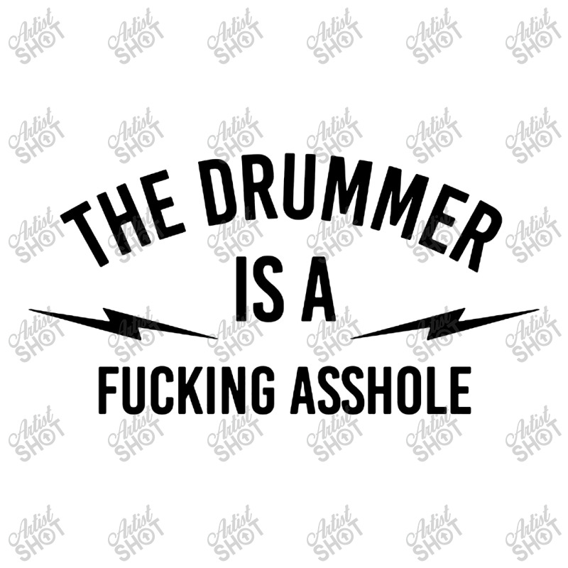 The Drummer Is A Fucking Asshole V-Neck Tee by Bakwan Art | Artistshot