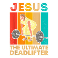 Jesus The Ultimate Deadlifter Funny Vintage Gym Ch Men's T-shirt Pajama Set | Artistshot