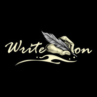 Write On   Feather Author Novelist Novel Writer Po Pocket T-shirt | Artistshot