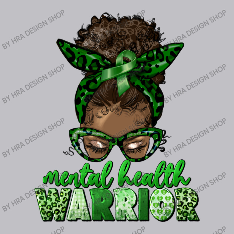 Mental Health Warrior Afro Messy Bun Pocket T-shirt | Artistshot