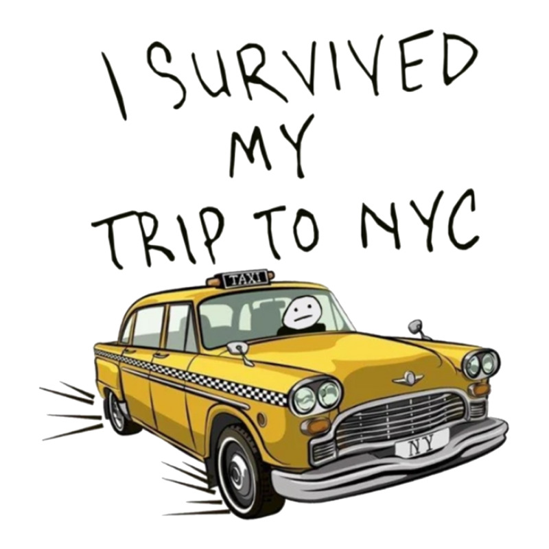 I Survived My Trip To Nyc Maternity Scoop Neck T-shirt by playbasketball | Artistshot