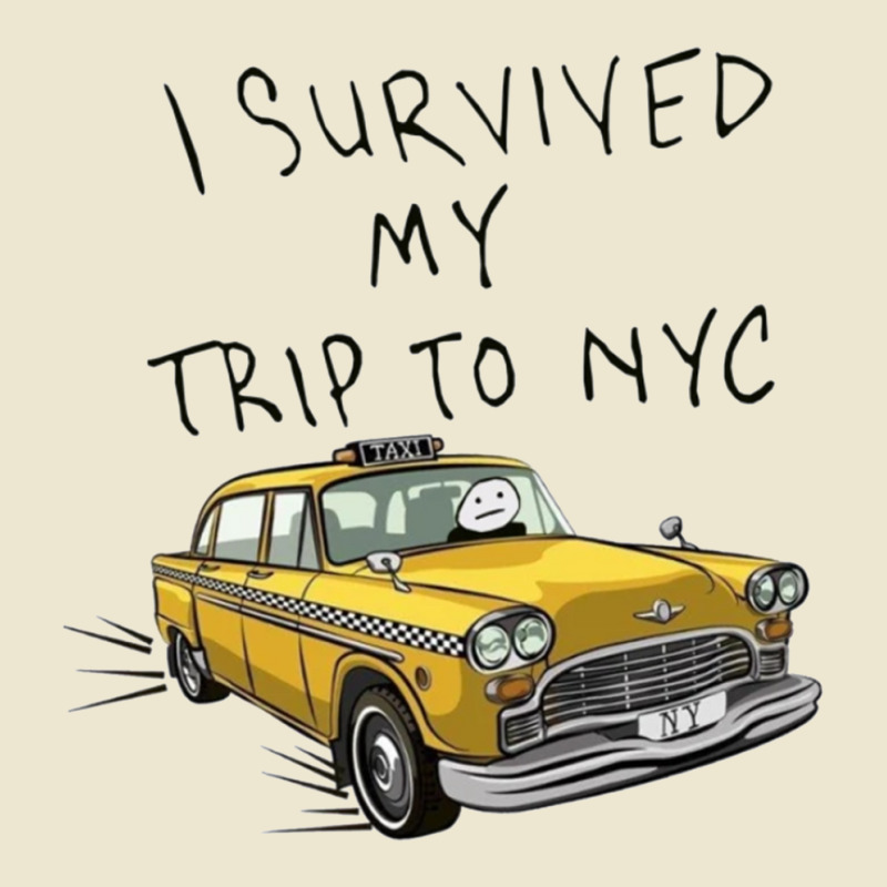 I Survived My Trip To Nyc Cropped Hoodie by playbasketball | Artistshot