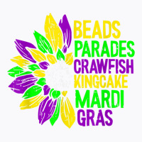 Beads Parades Crawfish Kingcake Mardi Gras Masquer T-shirt | Artistshot