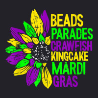 Beads Parades Crawfish Kingcake Mardi Gras Masquer Unisex Sherpa-lined Denim Jacket | Artistshot