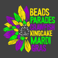 Beads Parades Crawfish Kingcake Mardi Gras Masquer Vintage T-shirt | Artistshot