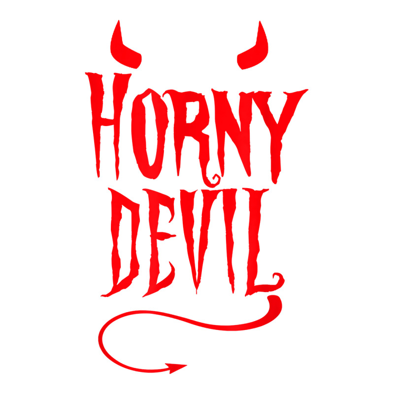 Horny Devil Sexy Sinner Horns Tail Adult Sinful Hu V-neck Tee | Artistshot