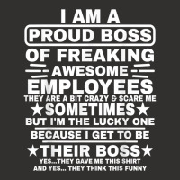 Funny I Am A Proud Boss Of Freaking Awesome Employ Champion Hoodie | Artistshot