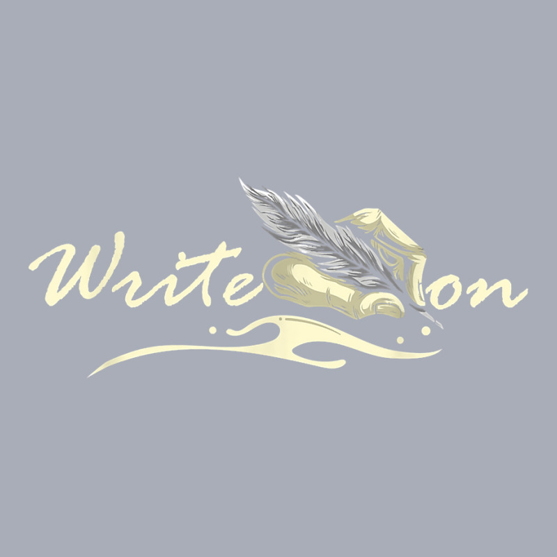 Write On   Feather Author Novelist Novel Writer Po Tank Dress by amyot | Artistshot