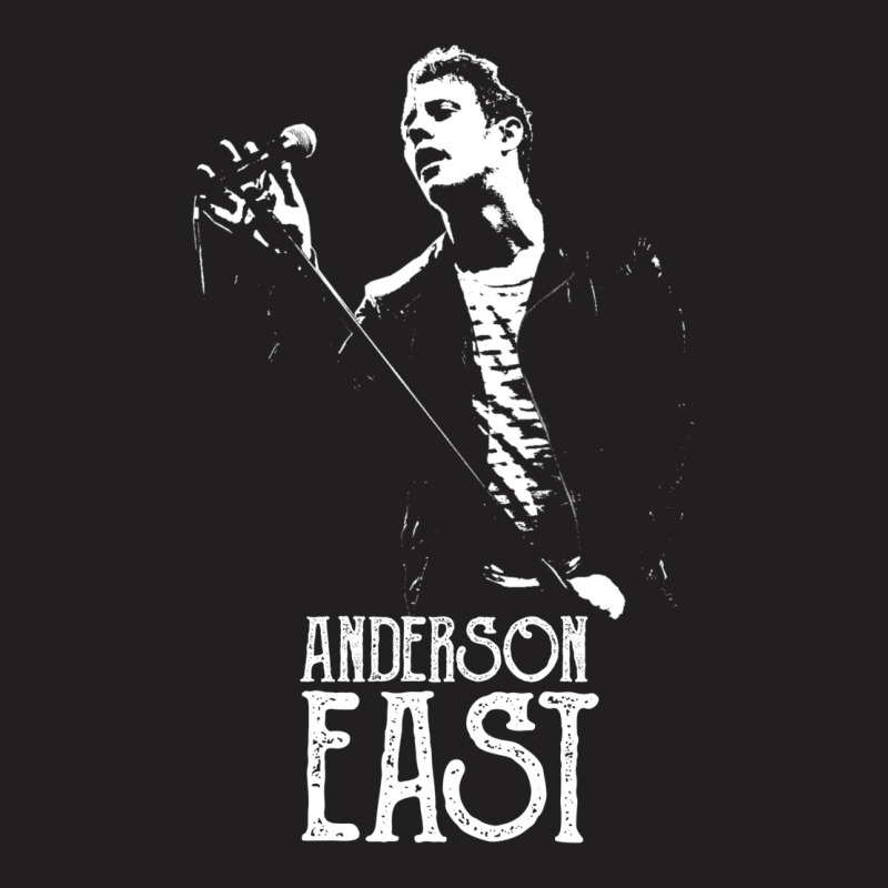 Anderson   White Stencil 2 East T-Shirt by toglisetarhp | Artistshot