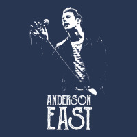 Anderson   White Stencil 2 East Men Denim Jacket | Artistshot