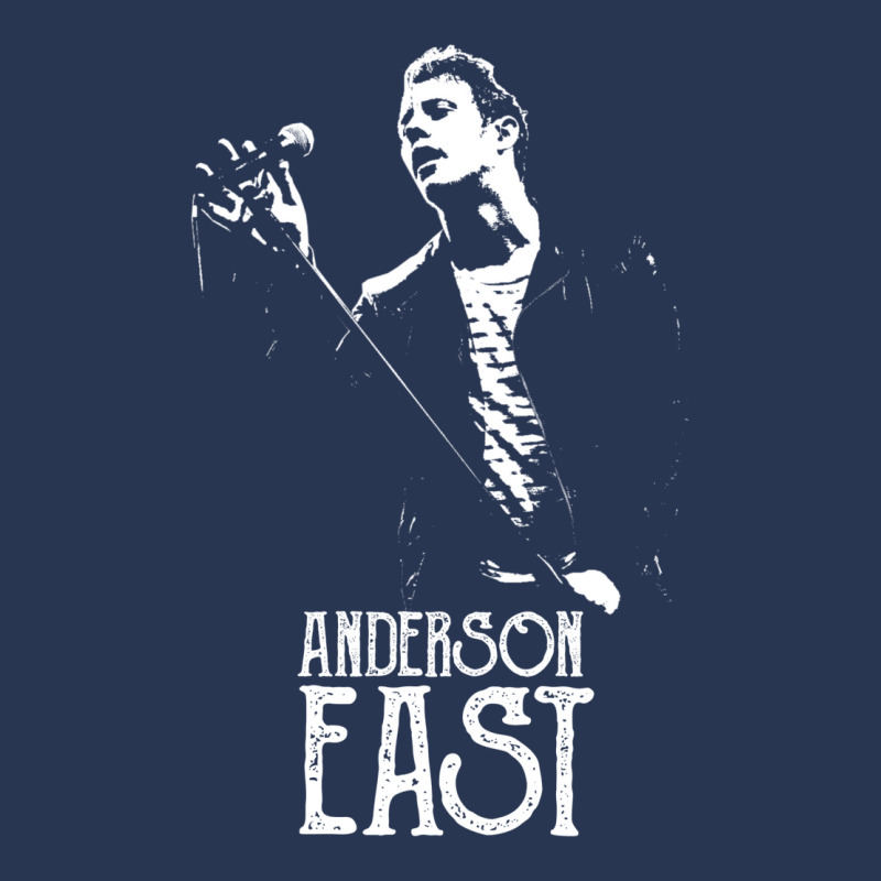 Anderson   White Stencil 2 East Men Denim Jacket by toglisetarhp | Artistshot