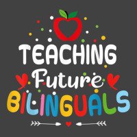 Teaching Future Bilinguals   Spanish Teachers Back Vintage T-shirt | Artistshot