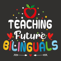 Teaching Future Bilinguals   Spanish Teachers Back Champion Hoodie | Artistshot