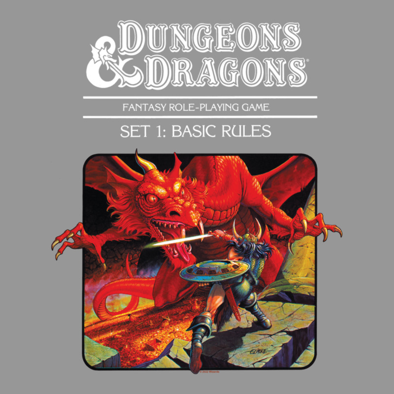 Dungeons & Dragons Vintage Basic Rules Cover Long Women's V-Neck T-Shirt by imelde | Artistshot