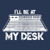 I'll Be At My Desk Funny Sound Guy Studio Engineer Men Denim Jacket | Artistshot