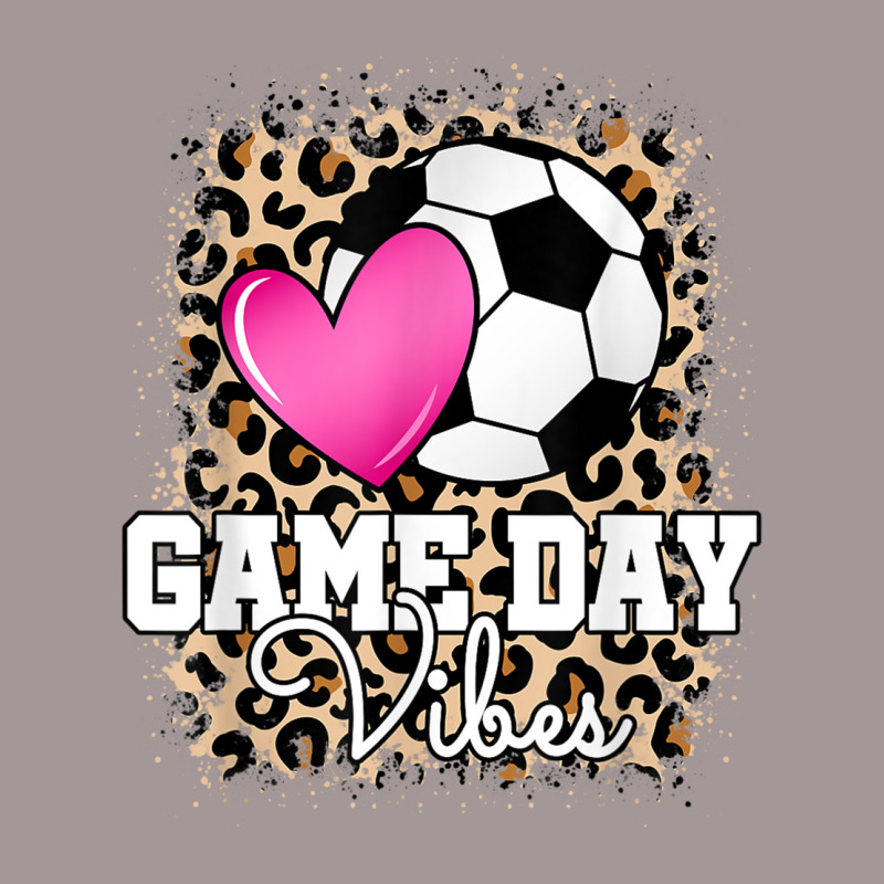 Game Day Soccer Leopard Print Women Girls Soccer T Vintage Hoodie | Artistshot