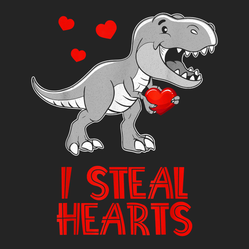 I Steal Hearts Dinosaur Valentines Day For Baby Bo 3/4 Sleeve Shirt | Artistshot