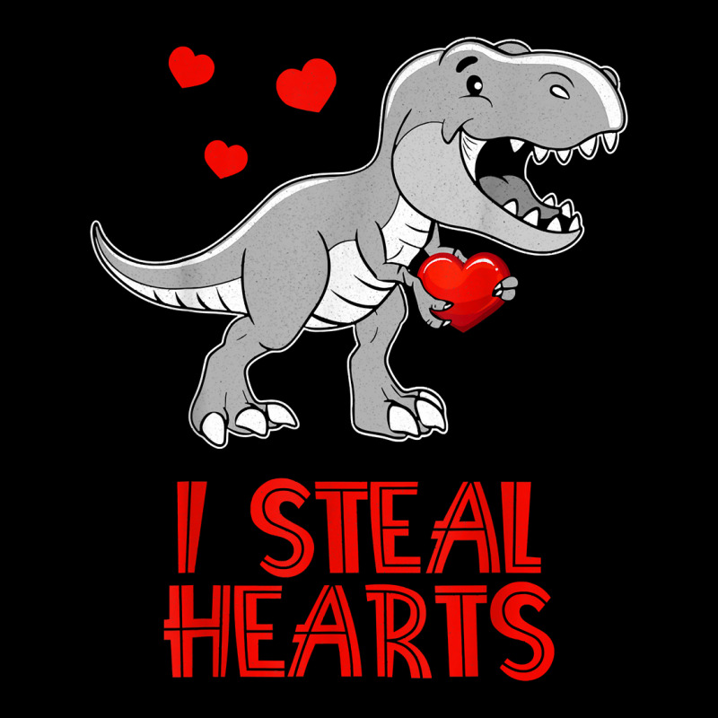 I Steal Hearts Dinosaur Valentines Day For Baby Bo Lightweight Hoodie | Artistshot