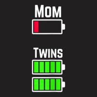 Womens Tired Twin Mom Low Battery Charge T Shirt T-shirt | Artistshot