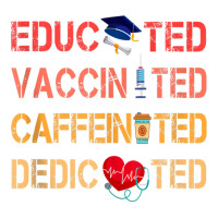 Educated Vaccinated Caffeinated Dedicated Nurse Gi Youth Sweatshirt | Artistshot