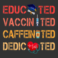 Educated Vaccinated Caffeinated Dedicated Nurse Gi Baby Bodysuit | Artistshot