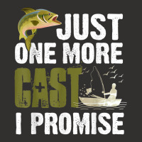 Just One More Cast I Promise Funny Fishing T Shirt Champion Hoodie | Artistshot