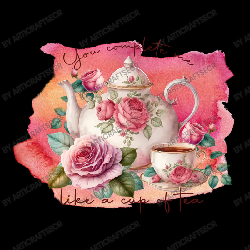 Floral Romantic Tea Pot And Cup Youth Jogger by ArticraftsECR | Artistshot