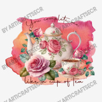 Floral Romantic Tea Pot And Cup Youth 3/4 Sleeve | Artistshot