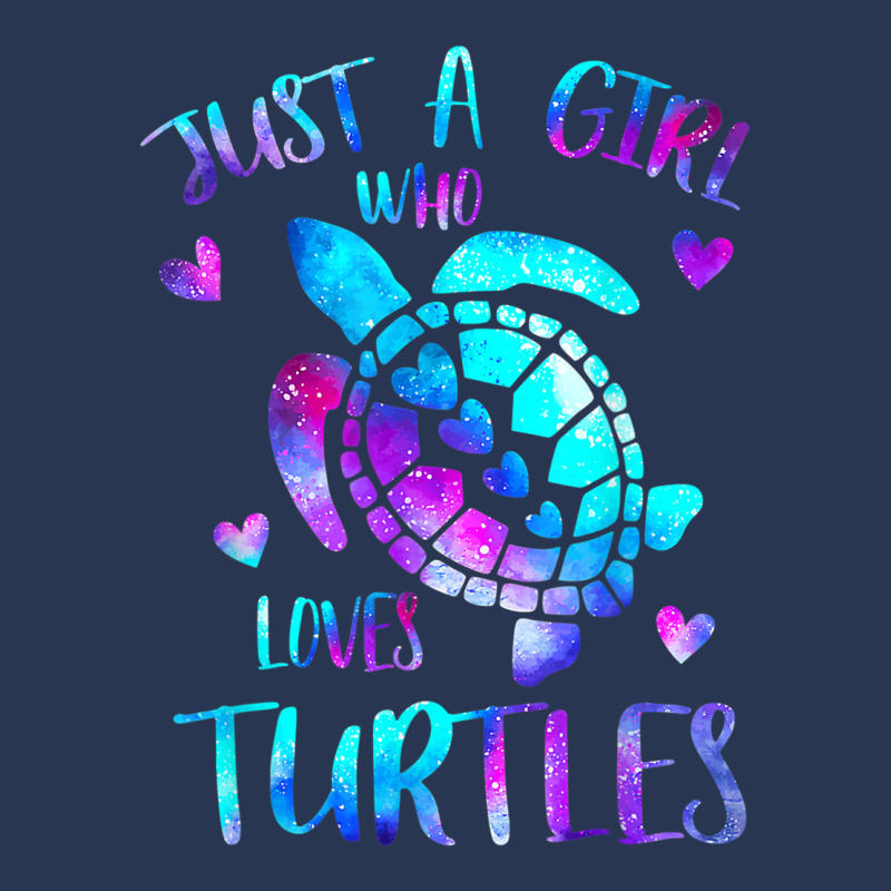 Just A Girl Who Loves Turtles Galaxy Space Sea Tur Men Denim Jacket | Artistshot