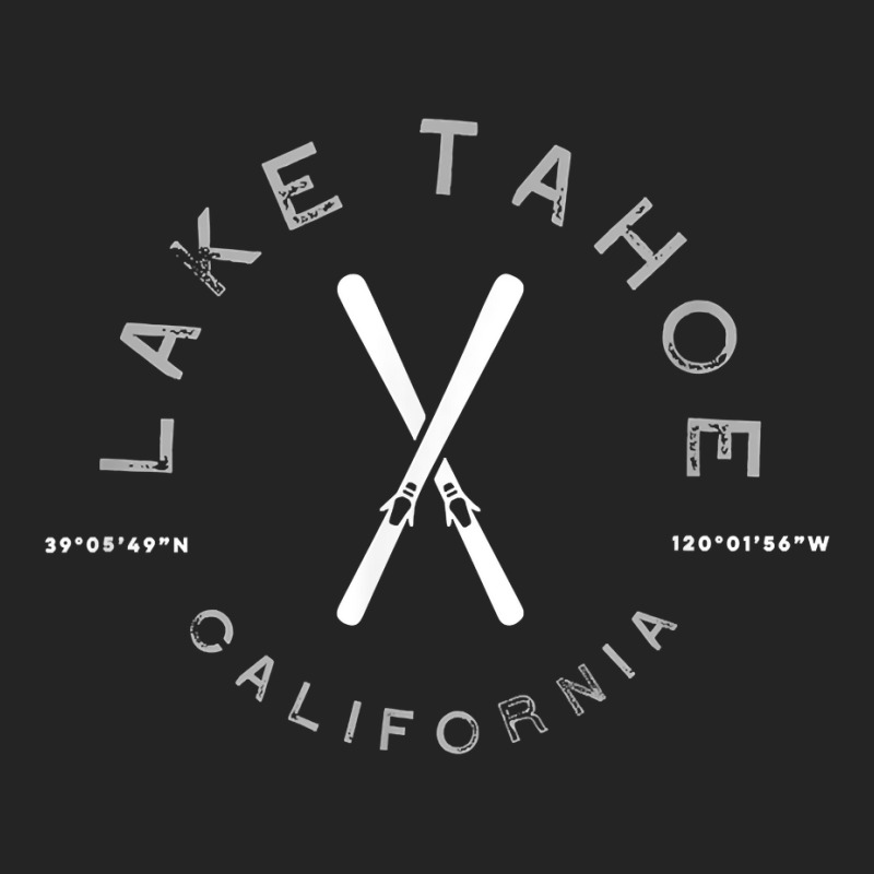 Lake Tahoe California Vintage Graphic Ski T T Shir 3/4 Sleeve Shirt | Artistshot