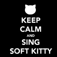 Keep Calm And Sing Soft Kitty T Shirt Baby Cat Lov Adjustable Cap | Artistshot