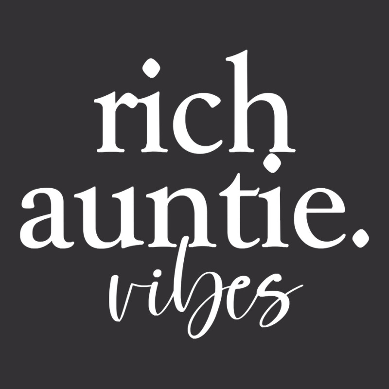 Rich Auntie Vibes Funny Aunt Pullover Hoodie Vintage Short | Artistshot