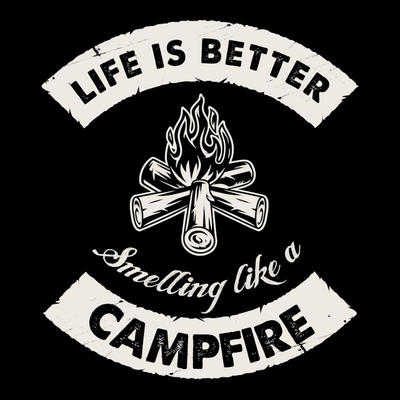 Life Is Better Smelling Like A Campfire Camper Cam Pocket T-shirt | Artistshot