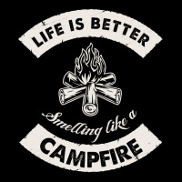 Life Is Better Smelling Like A Campfire Camper Cam Men's 3/4 Sleeve Pajama Set | Artistshot