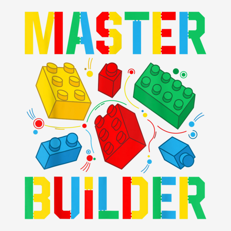 Master Builder Kids Building Blocks Brick Toy Mast Skinny Tumbler | Artistshot