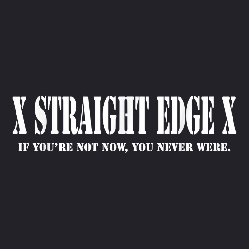 Straight Edge T Shirt   If You're Not Now You Neve Unisex Sherpa-lined Denim Jacket | Artistshot