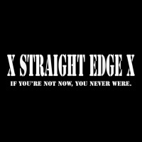 Straight Edge T Shirt   If You're Not Now You Neve Men's 3/4 Sleeve Pajama Set | Artistshot