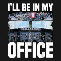 Mens Funny Airplane Pilot I'll Be In My Office Air Flannel Shirt | Artistshot