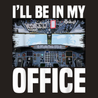 Mens Funny Airplane Pilot I'll Be In My Office Air Tank Top | Artistshot