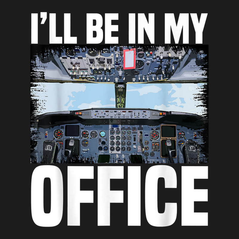 Mens Funny Airplane Pilot I'll Be In My Office Air Hoodie & Jogger Set | Artistshot