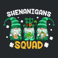 Shenanigans Squad St Patricks Day Gnomes Green Pro Crewneck Sweatshirt | Artistshot