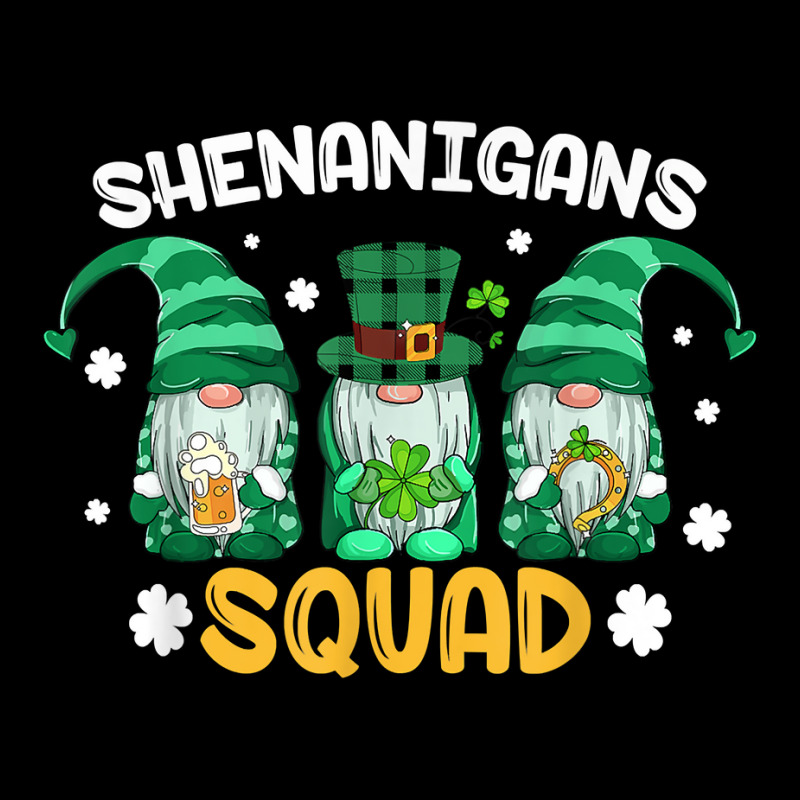 Shenanigans Squad St Patricks Day Gnomes Green Pro Long Sleeve Shirts | Artistshot